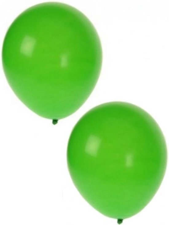 e ballonnen 100 stuks - Groen