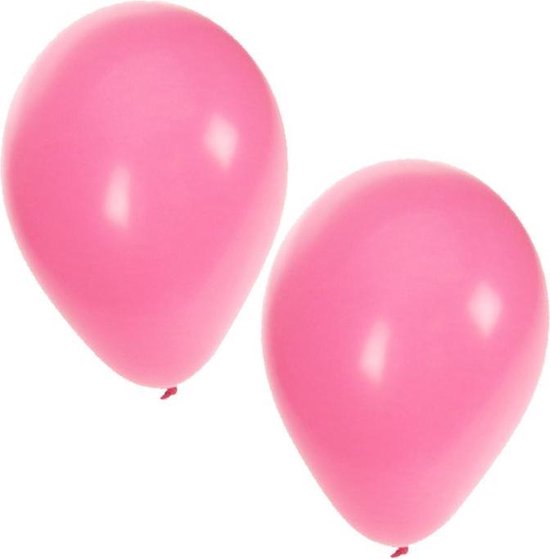 Licht ballonnen 100 stuks - Roze