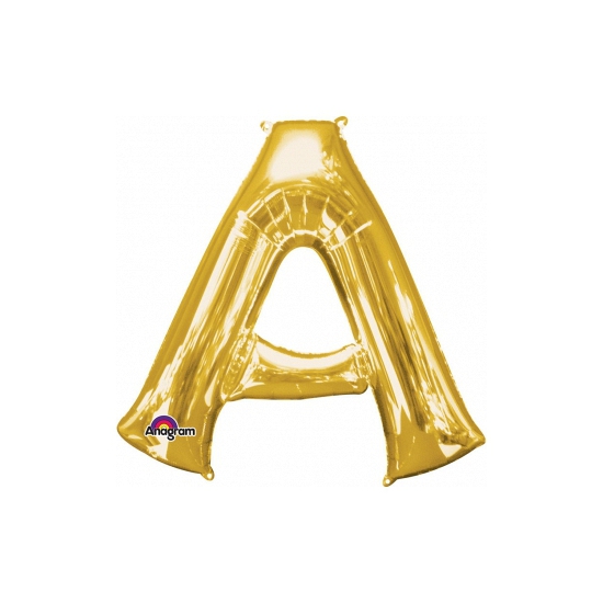 Anagram Letter A ballon goud 86 cm