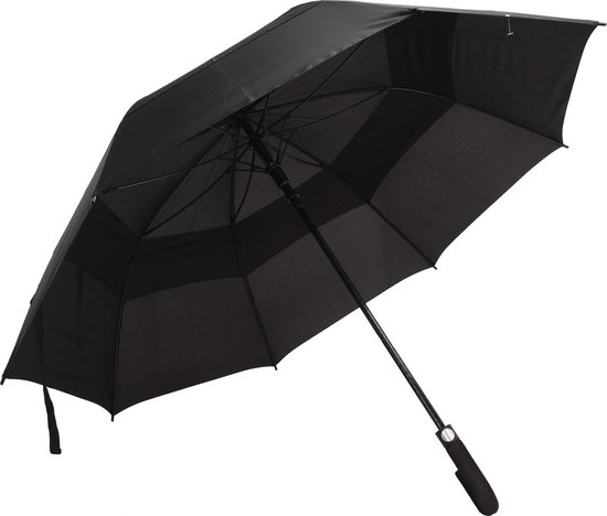 Huismerk Excellent Houseware paraplu fiber 75 cm - Zwart