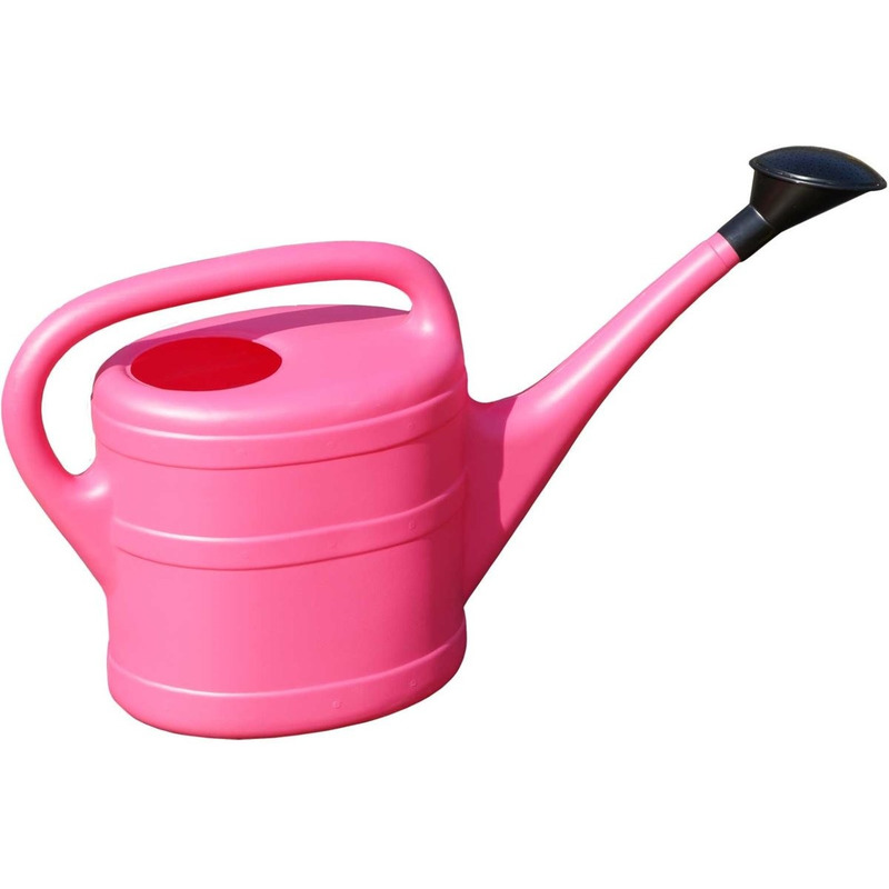 gieter met broeskop 5 liter - Tuin/tuinier benodigdheden - Planten water geven - Gieters - Roze