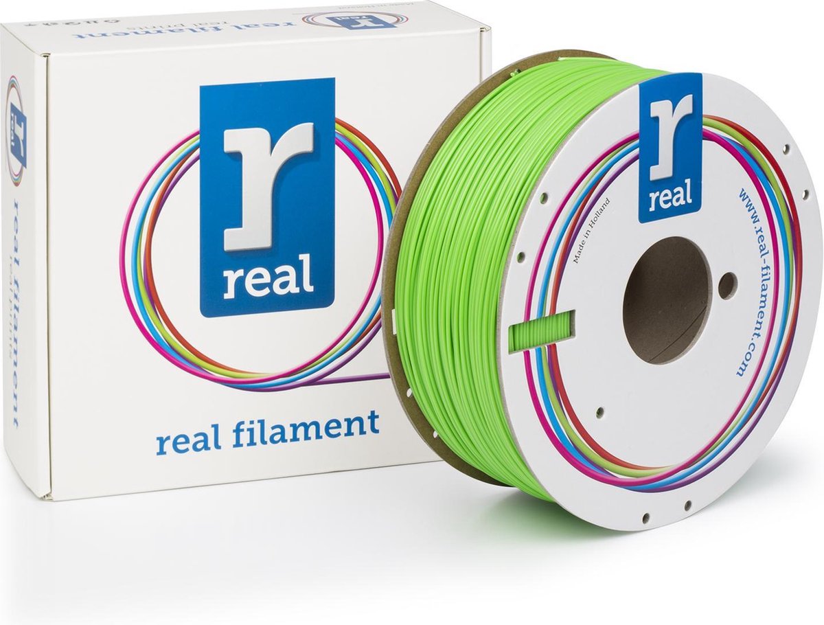 3D filamenten REAL Filament ABS nucleair groen 1.75mm (1kg)