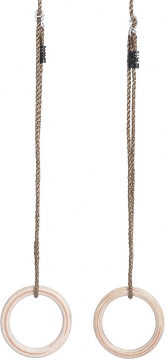 Swing King turnringen hout lichtbruin - Beige