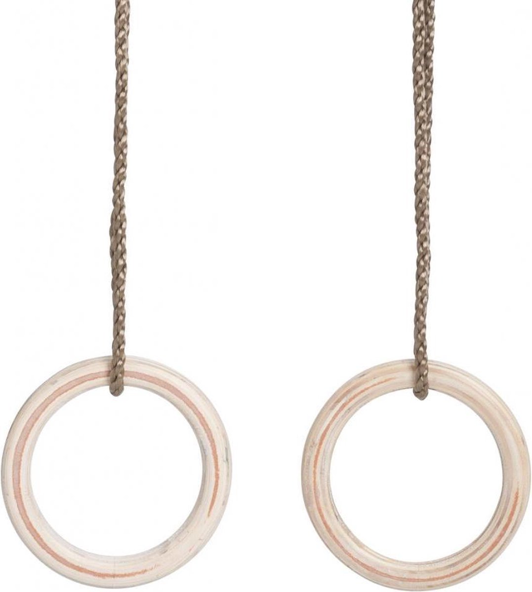 Swing King turnringen hout lichtbruin - Beige