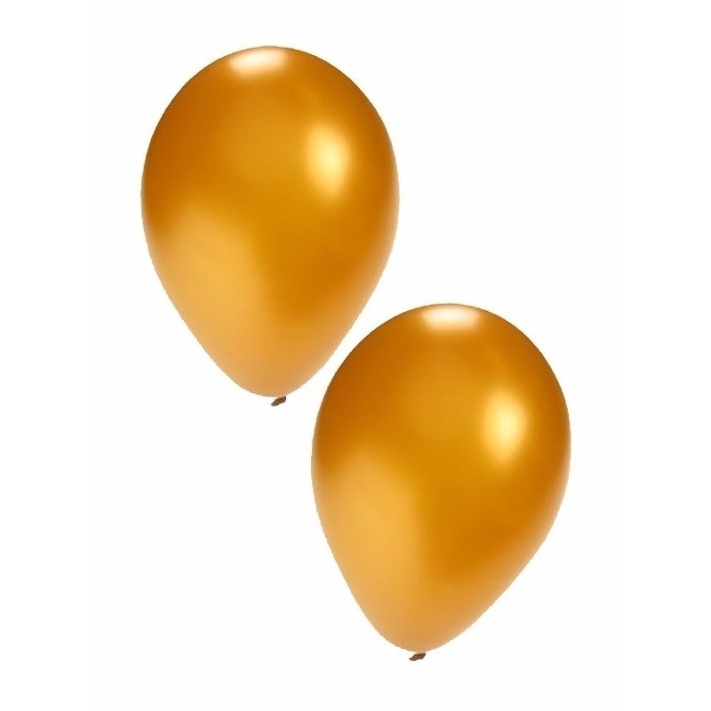 en ballonnen 300 stuks - Goud