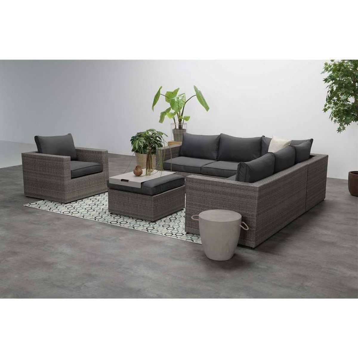 Garden Impressions Altea lounge tuinstoel - - Grijs