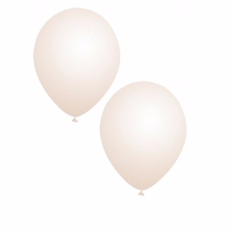 200x stuks Transparante party ballonnen 30 cm - Verjaardag feestartikelen