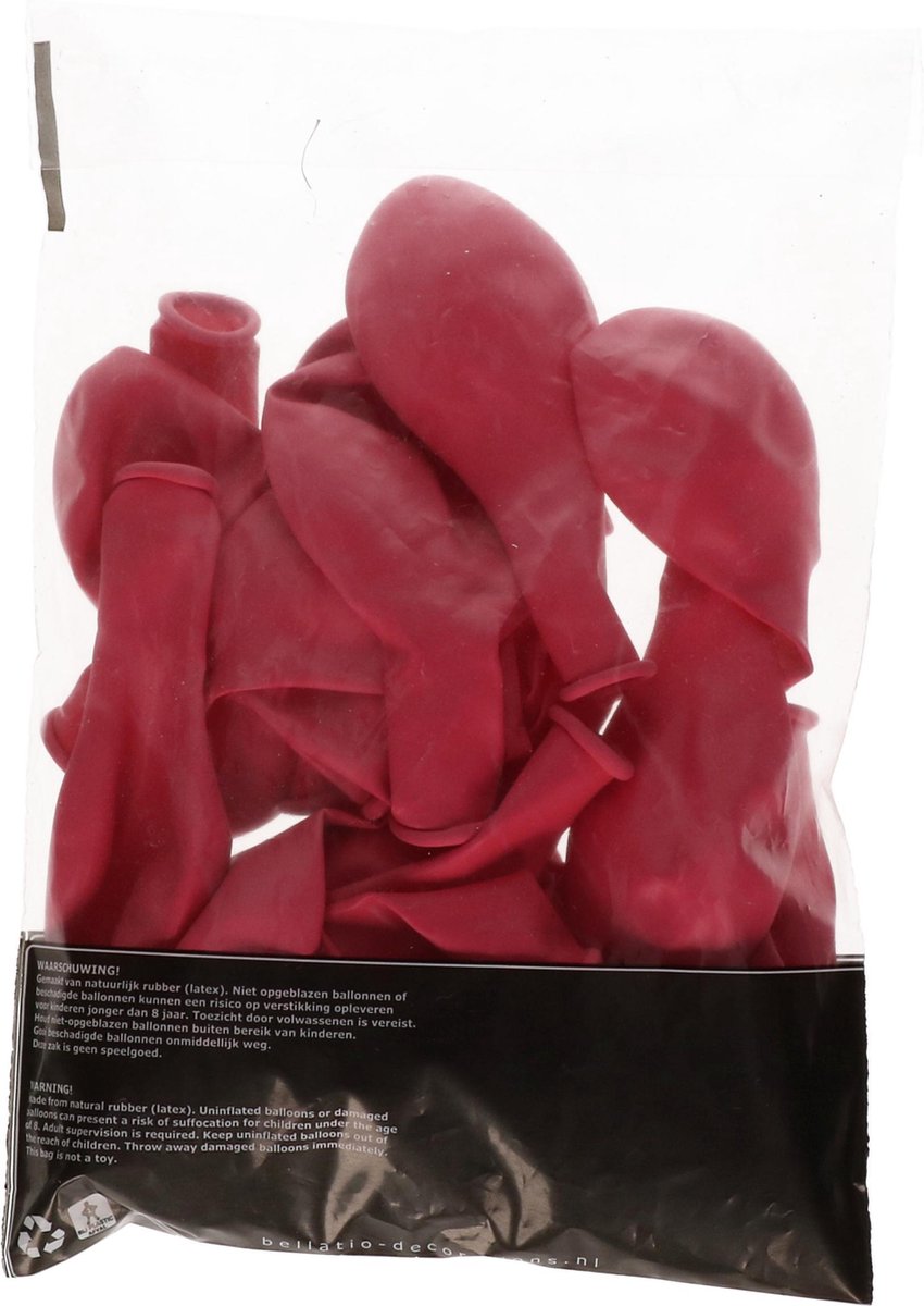 25x stuks party ballonnen - 27 cm - ballon voor helium en lucht - verjaardag/feestartikelen/versiering - Roze