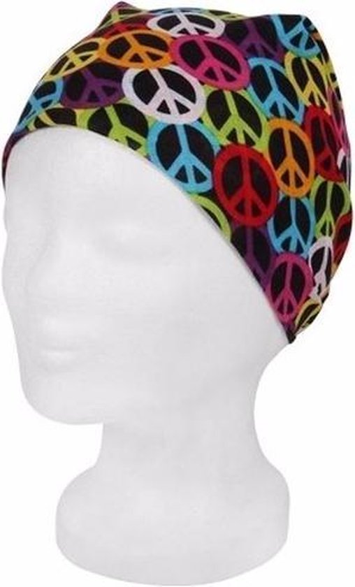 Bandana met peace tekens
