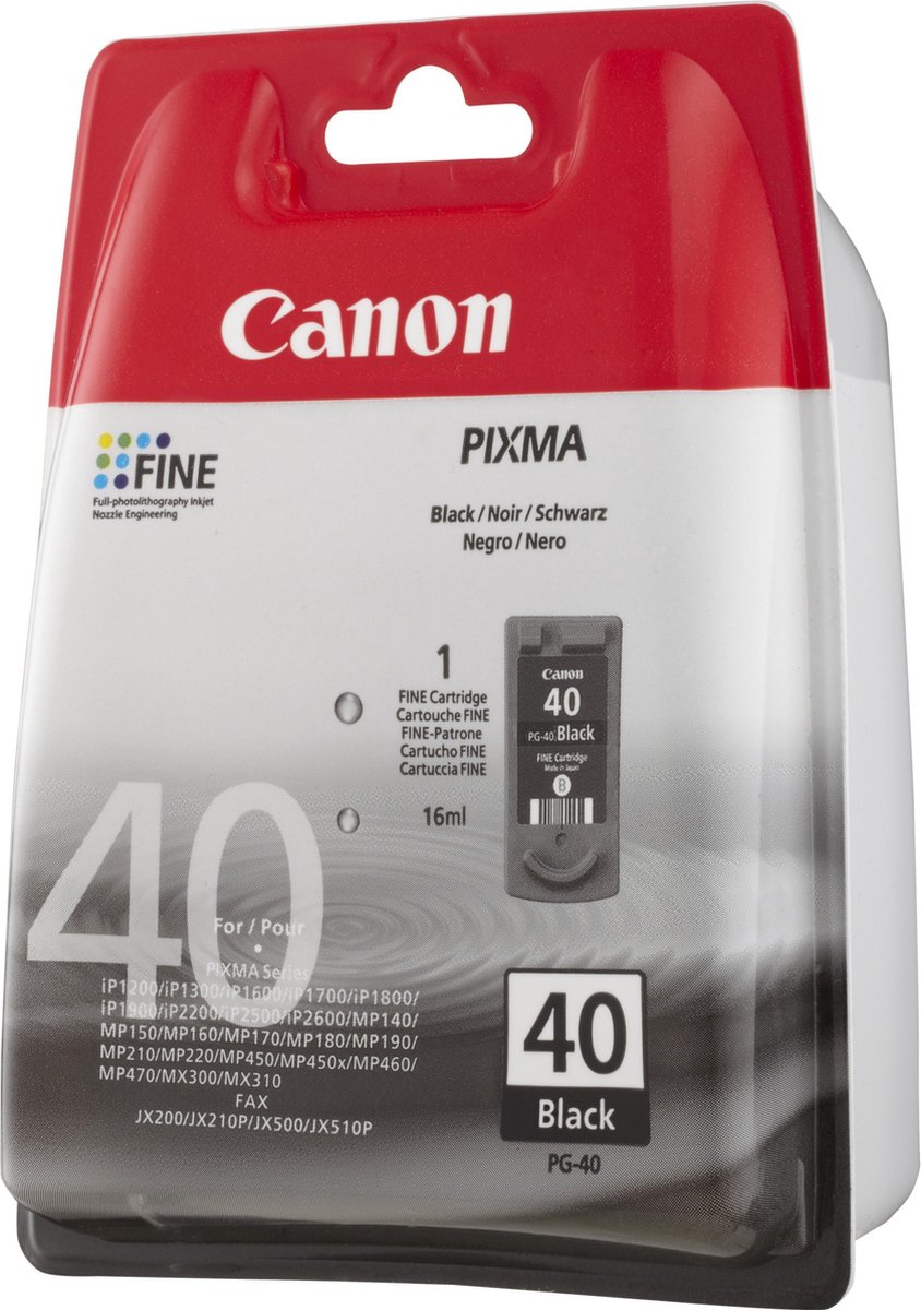 Canon PG-40 - Inktcartridge / - Zwart