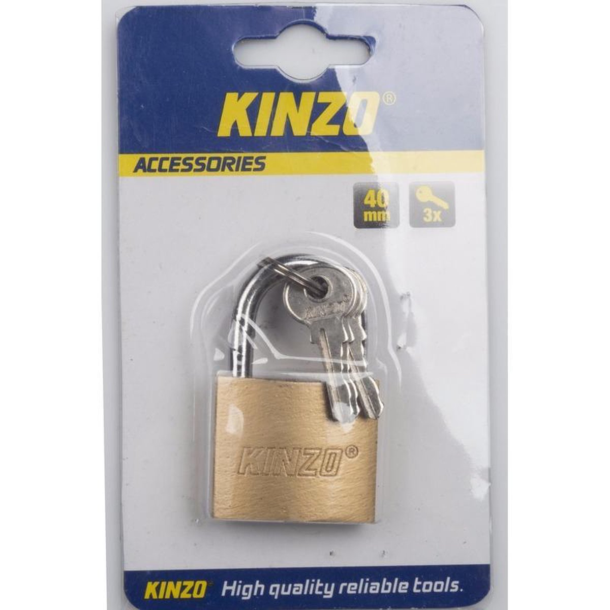 Staalkabel PVC coated 6 m en hangslot messing 40 mm - fietsslot / kabelslot