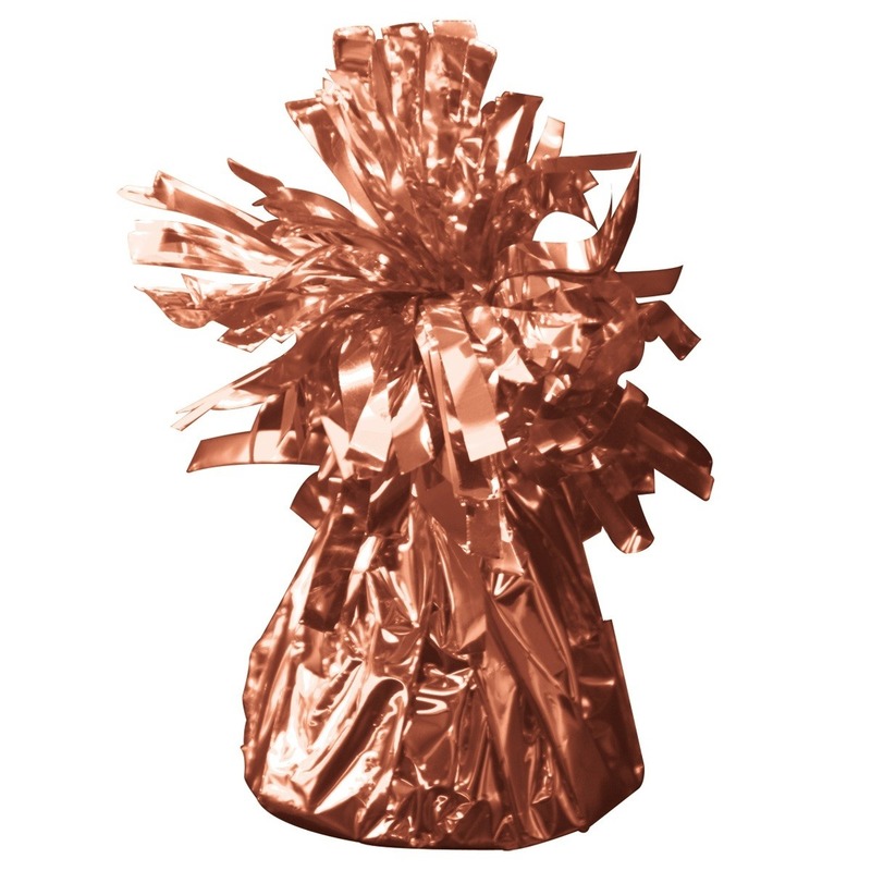5x Ballon gewicht 170gr - Rose Goud