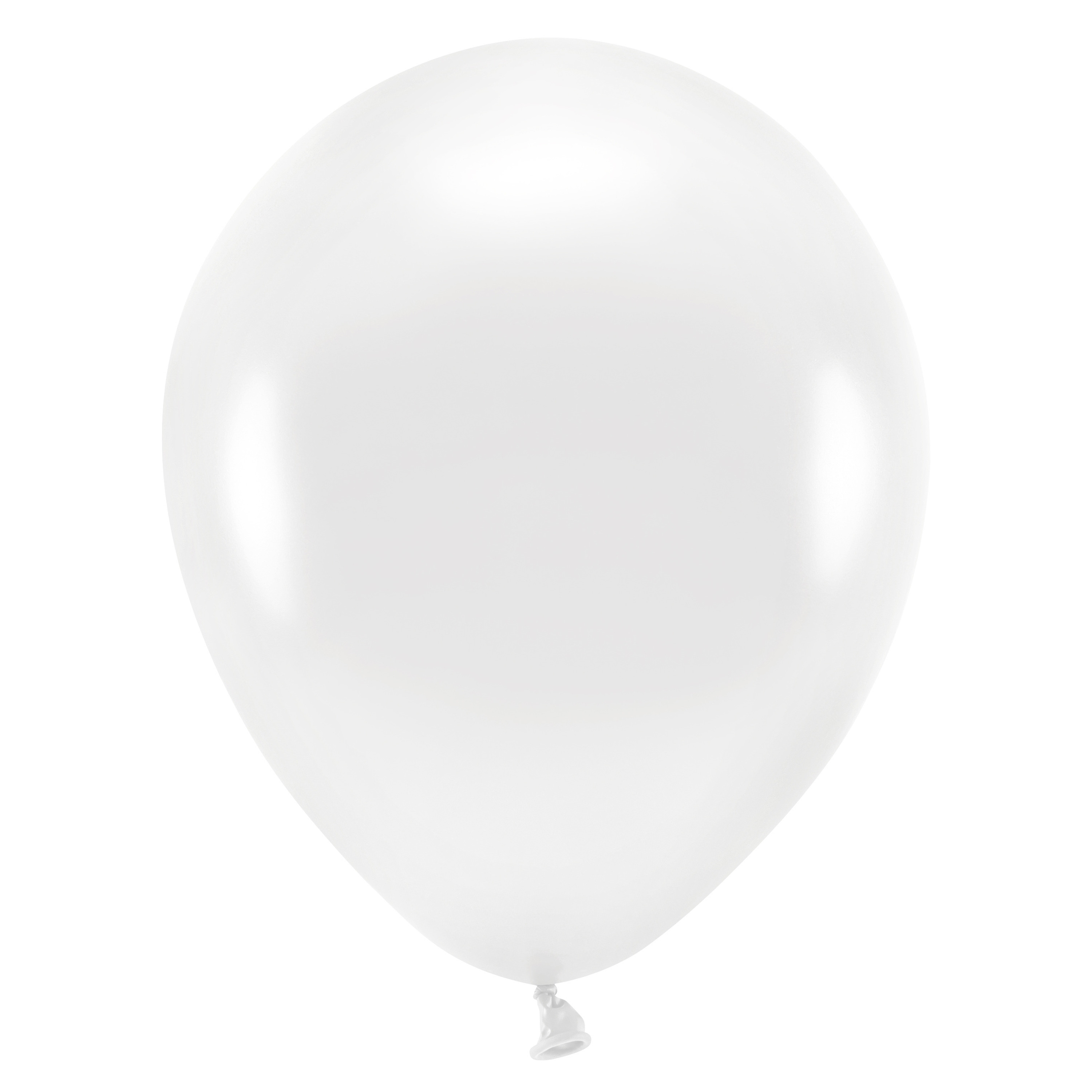 100xte ballonnen 26 cm eco/biologisch afbreekbaar - Milieuvriendelijke ballonnen - Feestversiering/feestdecoratie - thema - Themafeest versiering - Wit