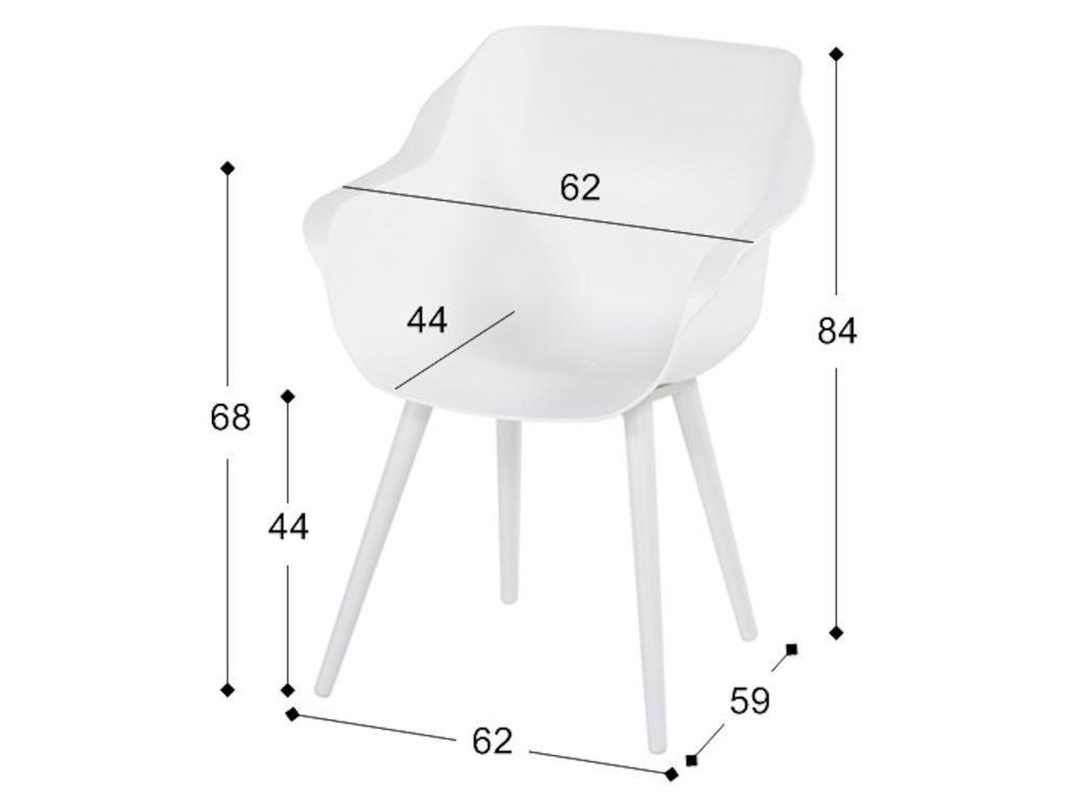 Sophie Studio Dining White Hartman - Wit