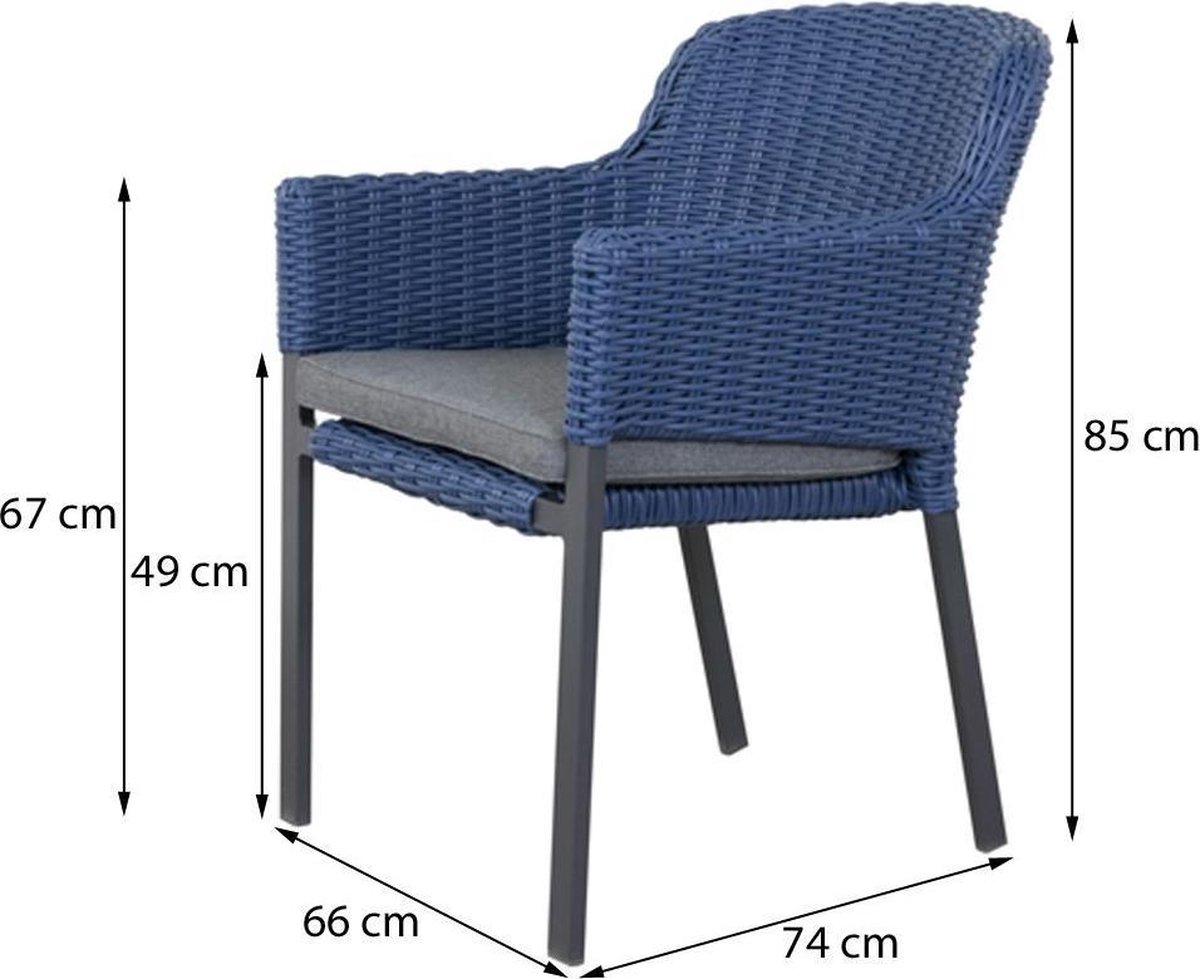 Hartman Cairo stacking chair - Grijs