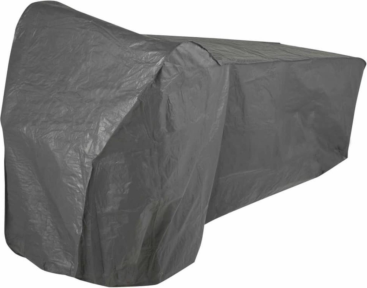 Nature Beschermhoes voor motor PE H125x265x105 cm - Grijs