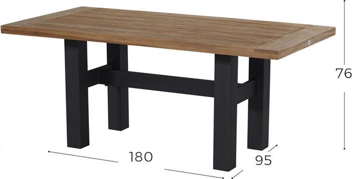 Hartman Sophie yasmani table 180x95 - Bruin