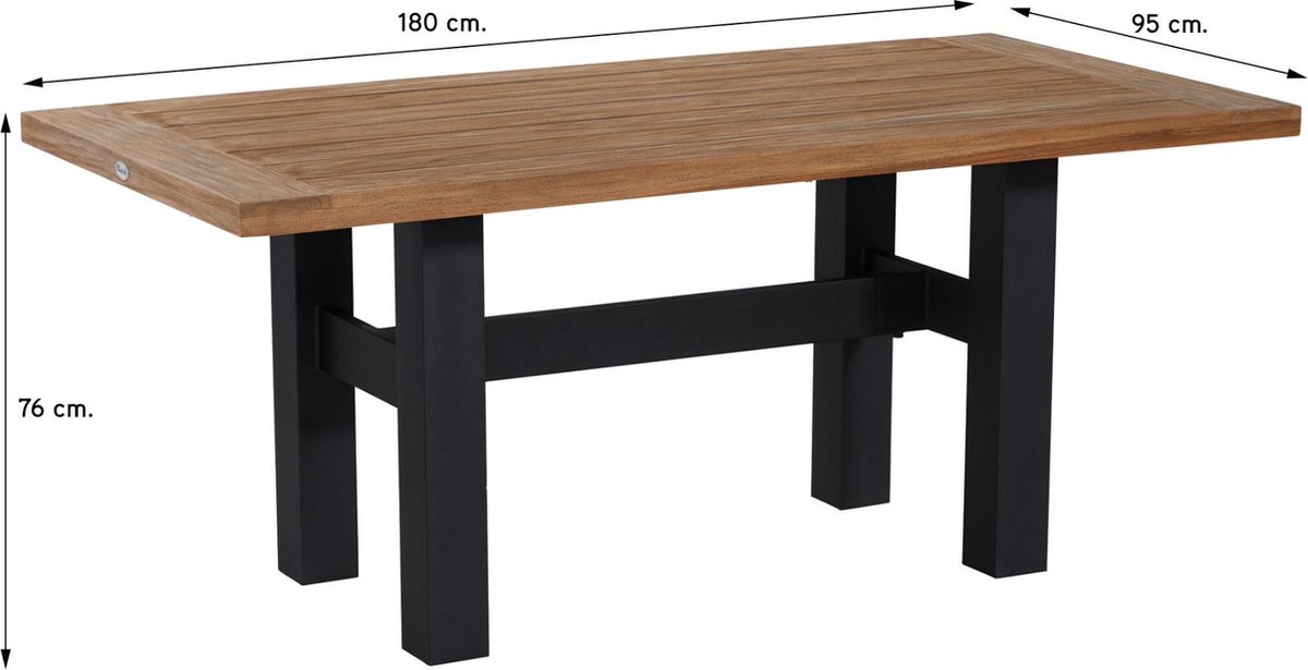 Hartman Sophie yasmani table 180x95 - Bruin