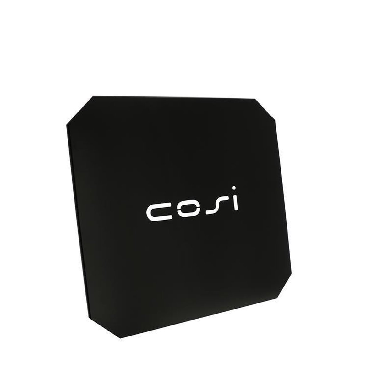Cosi cover top to place above glass set M metal black - Zwart