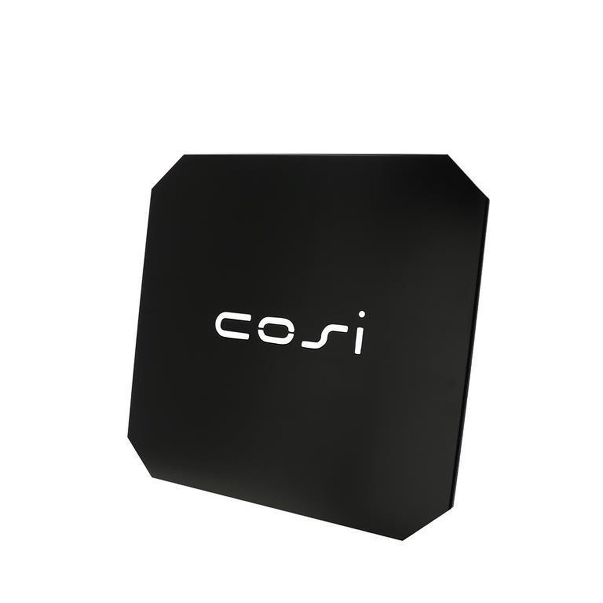 Cosi cover top to place above glass set M metal black - Zwart