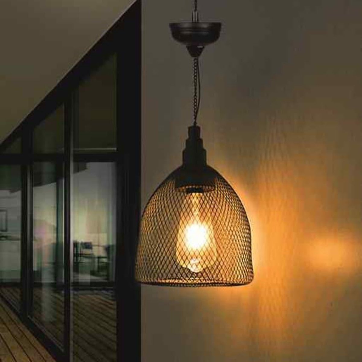 Luxform Solar Hanglantaarn Salsa - Zwart