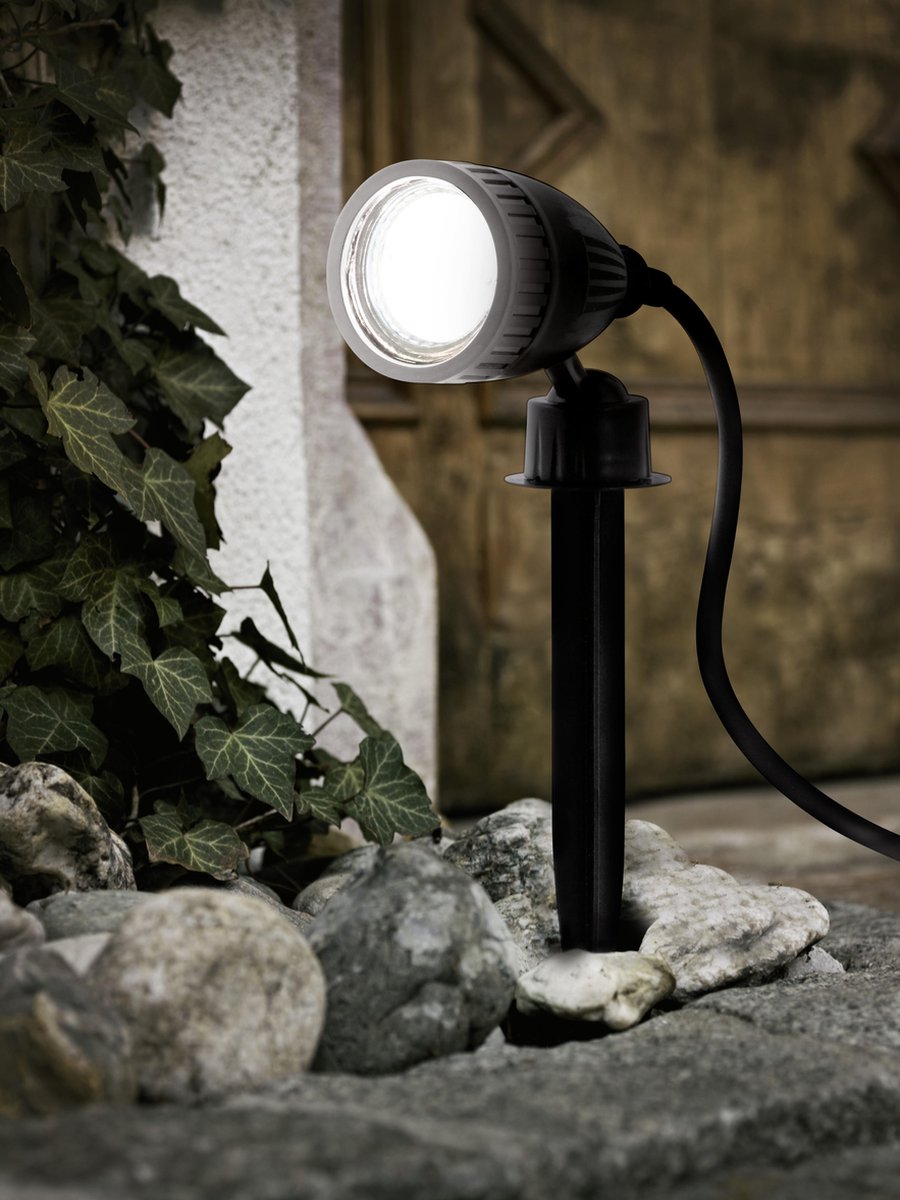 EGLO Grondspie 1 Gu10-LED Nema 1 - Zwart