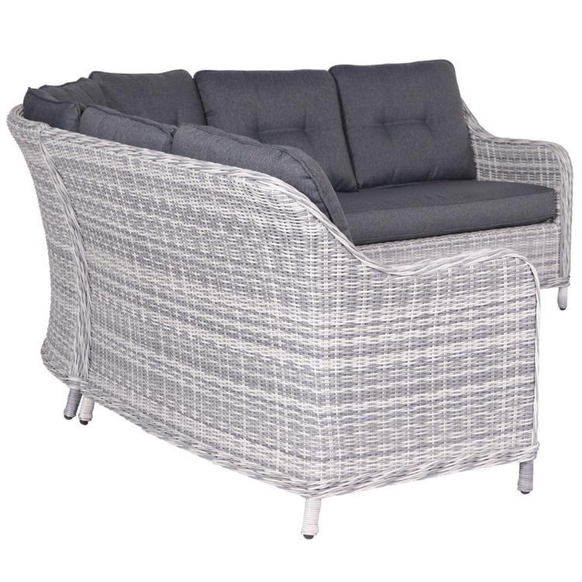 Garden Impressions Milwaukee L/D hoek set - Grijs