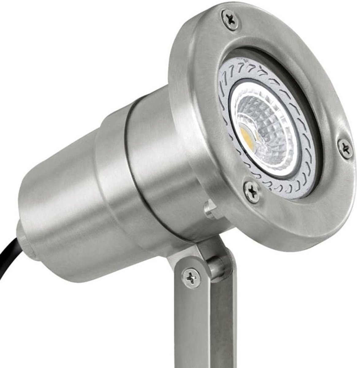 EGLO Grondspie Gu10 RVS Nema - Silver