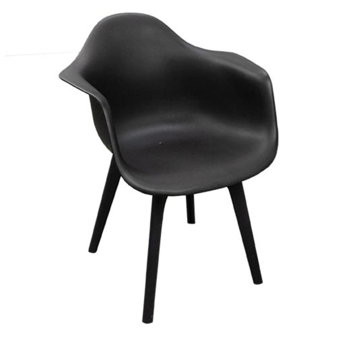 Own Simon Dining tuinstoel - Black - Zwart