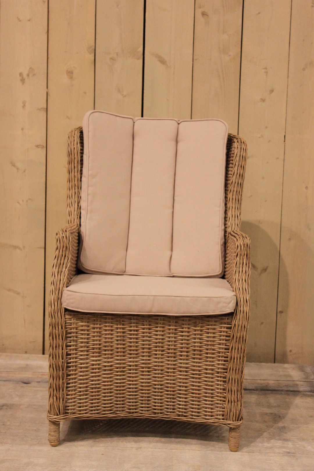 Eurofleur Aanbieding Darwin verstelbare stoel rattan grey - Bruin