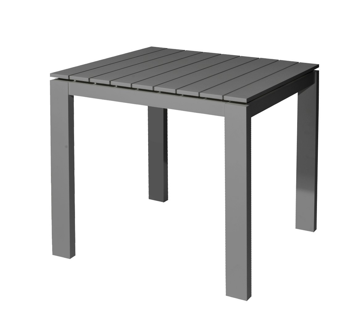 Max&Luuk Morris table 80x80x75 cm alu anthracite