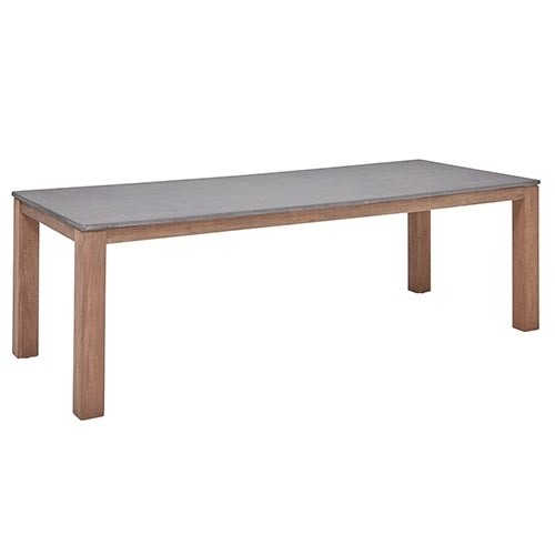 Applebee Berkeley Dining Tuintafel - 240x100 cm - Grijs