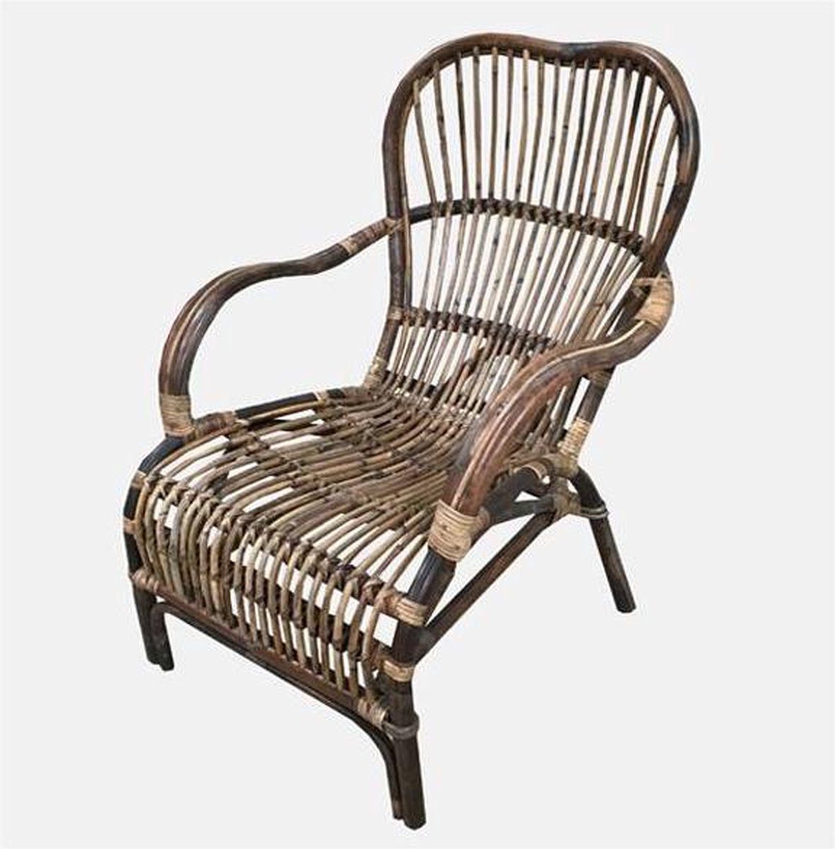 Van der Leeden Stoel Bandung Spider - Bruin