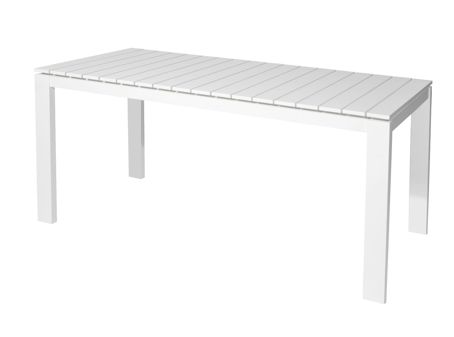 Max&Luuk Morris table 160x80x75 cm alu white