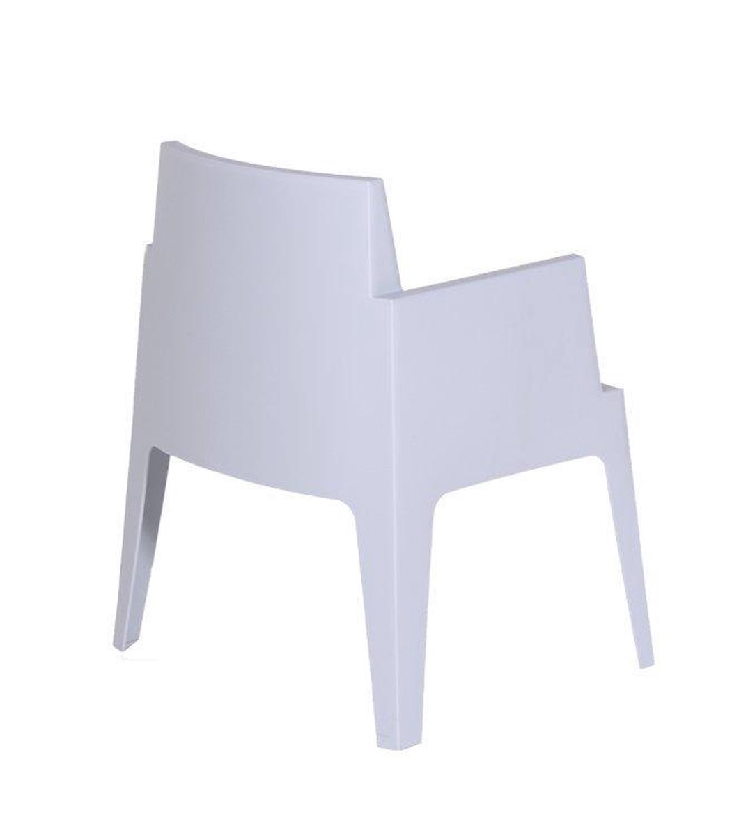 Garden Impressions Box tuinstoel zilver - Grijs