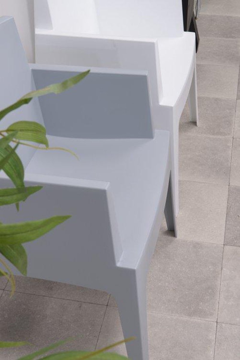 Garden Impressions Box tuinstoel zilver - Grijs