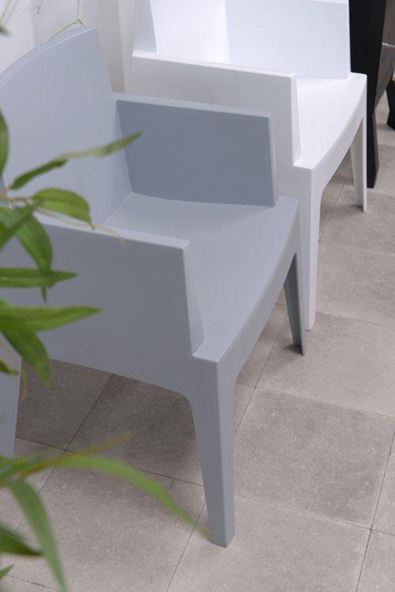 Garden Impressions Box tuinstoel zilver - Grijs