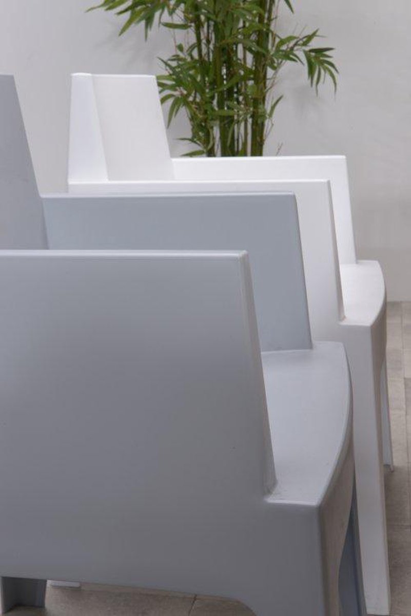 Garden Impressions Box tuinstoel zilver - Grijs