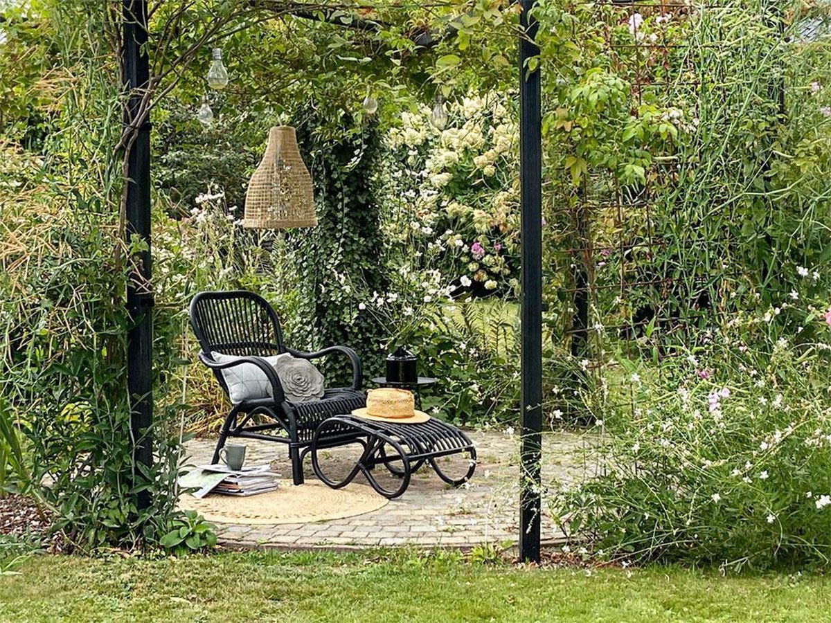 Van der Leeden Stoel Bandung Spider - - Zwart