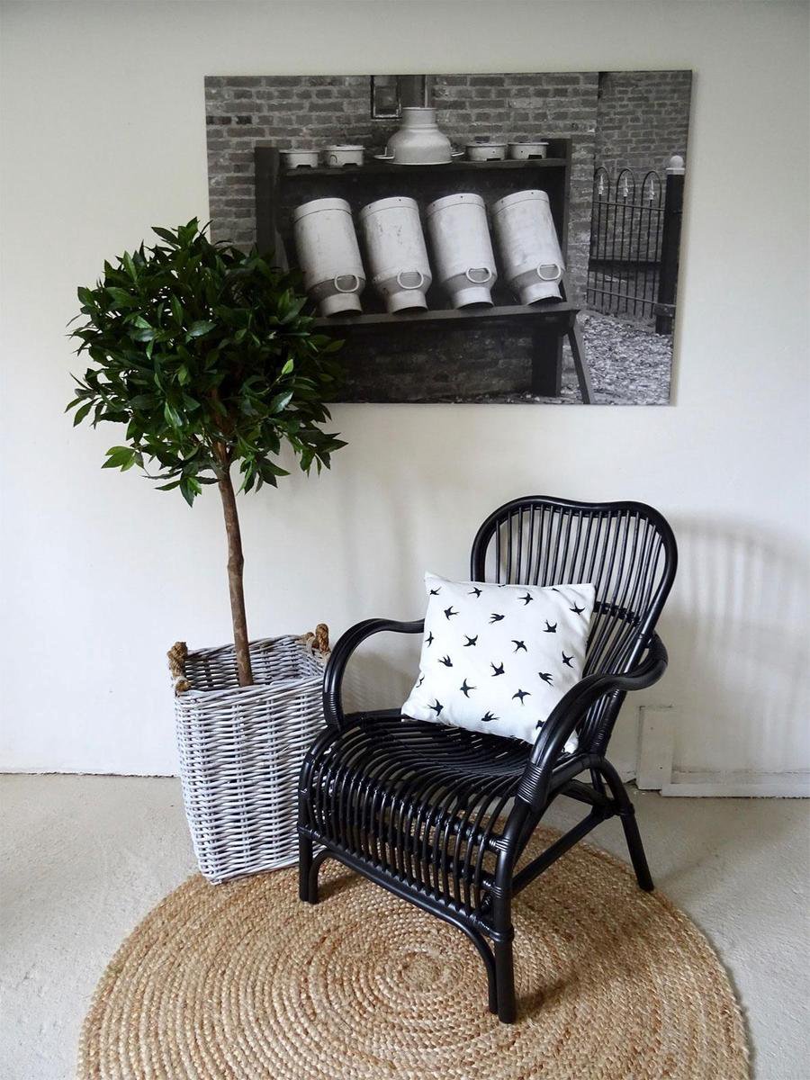 Van der Leeden Stoel Bandung Spider - - Zwart