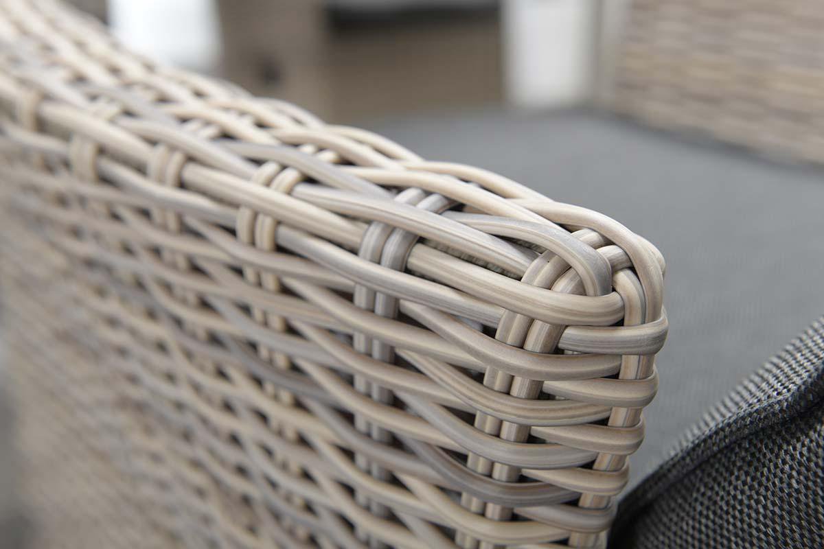 Garden Impressions Cuba verstelbare fauteuil vintage willow Hdiameter6mm/ r. black - Beige