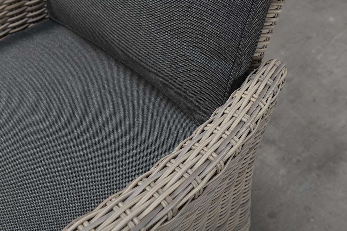 Garden Impressions Cuba verstelbare fauteuil vintage willow Hdiameter6mm/ r. black - Beige