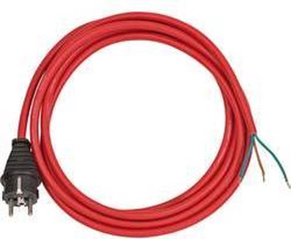 Brennenstuhl Aansluitkabels 3m rood H05RR-F 3G1,5
