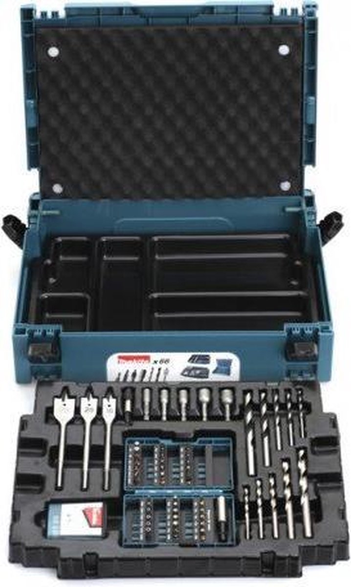 Makita Boor-/bit set 66-delig in Mbox 1