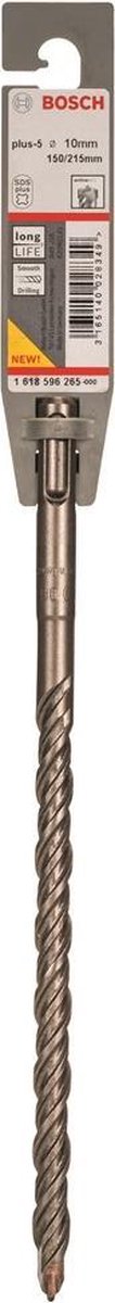 Bosch SDS-plus-5 boor 4 spiralen | 10x150x215 mm