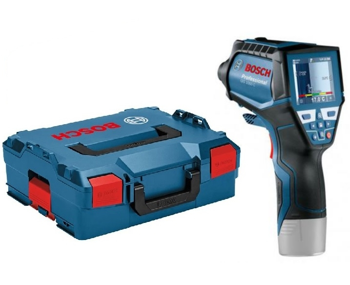 Bosch GIS 1000 C Professional temperatuur- en vochtmeter Click & Go | zonder accu&apos;s en lader in L-boxx