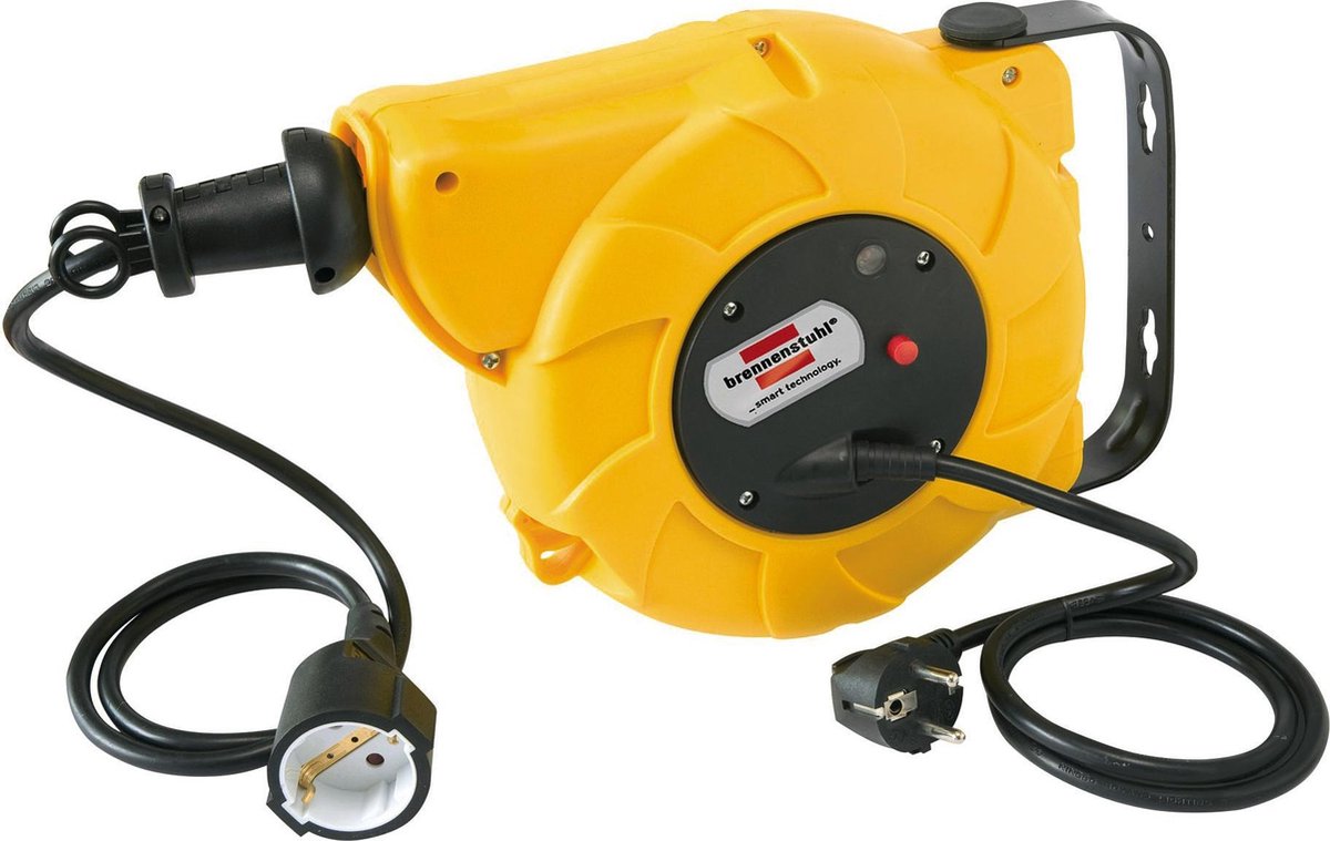 Brennenstuhl Automatische Kabelhaspel 9+2m - Amarillo