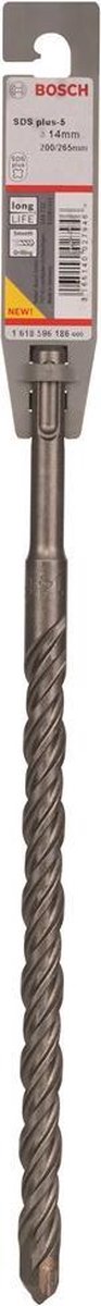Bosch SDS-plus-5 boor 4 spiralen | 14x200x265 mm