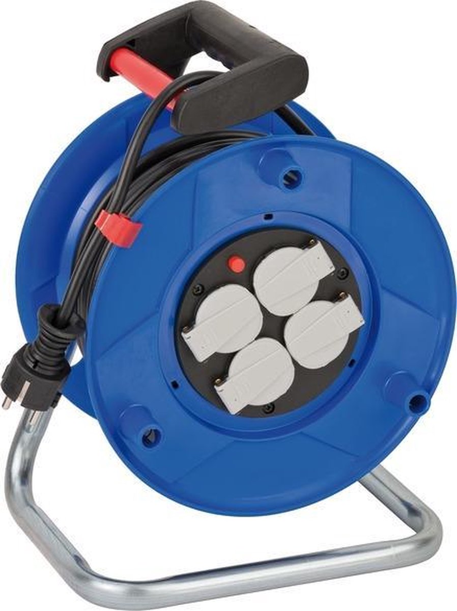 Brennenstuhl Garant Export kabelhaspel 25m H05VV-F 3G1,5 - Blauw