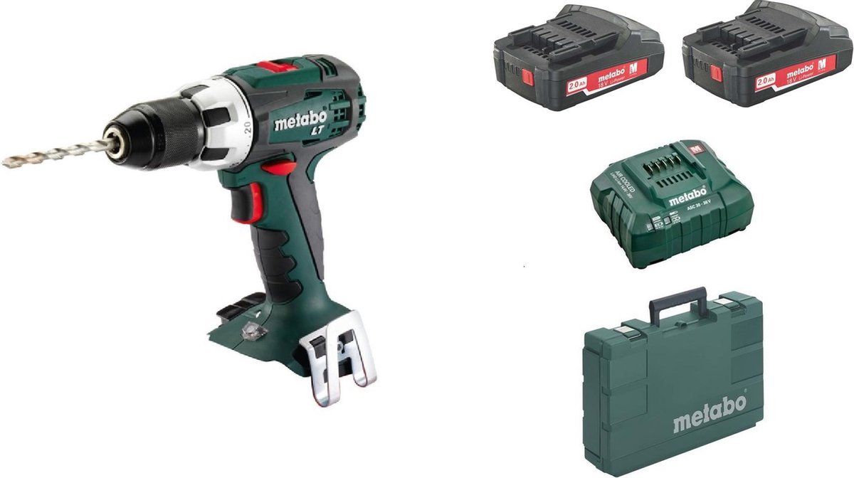 Metabo SB 18 LT Compact Schroef klopboormachine | 18v 2.0Ah Li-ion